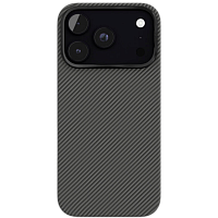 Чехол защитный VLP Kevlar Case с MagSafe для iPhone 18 Pro Max (Black)
