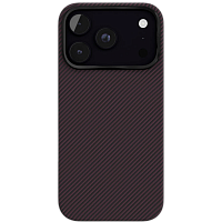 Чехол защитный VLP Kevlar Case с MagSafe для iPhone 18 Pro (Dark Cherry)